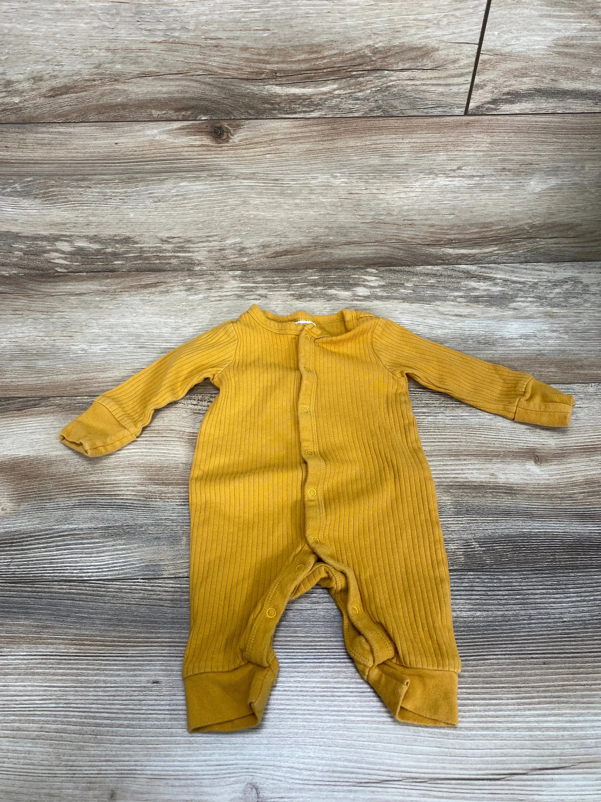 Modern Moments Ribbed Coverall Yellow sz 0-3m