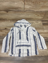 Poppet & Fox Long Sleeve Hooded Shirt White sz 5T