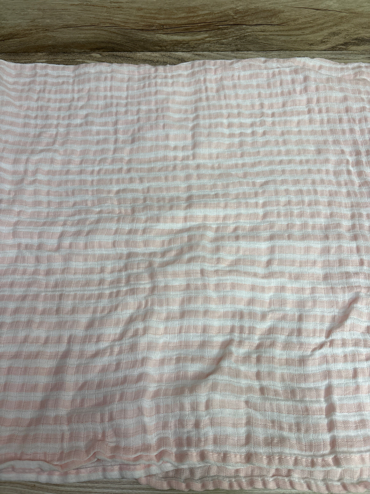 Chick Pea Muslin Swaddle Blanket Pink 36x40''