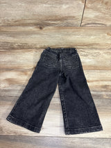 Cat & Jack Floral Denim Jeans Black sz 3T