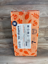NEW Box of Pura Diapers Size 7 102ct.