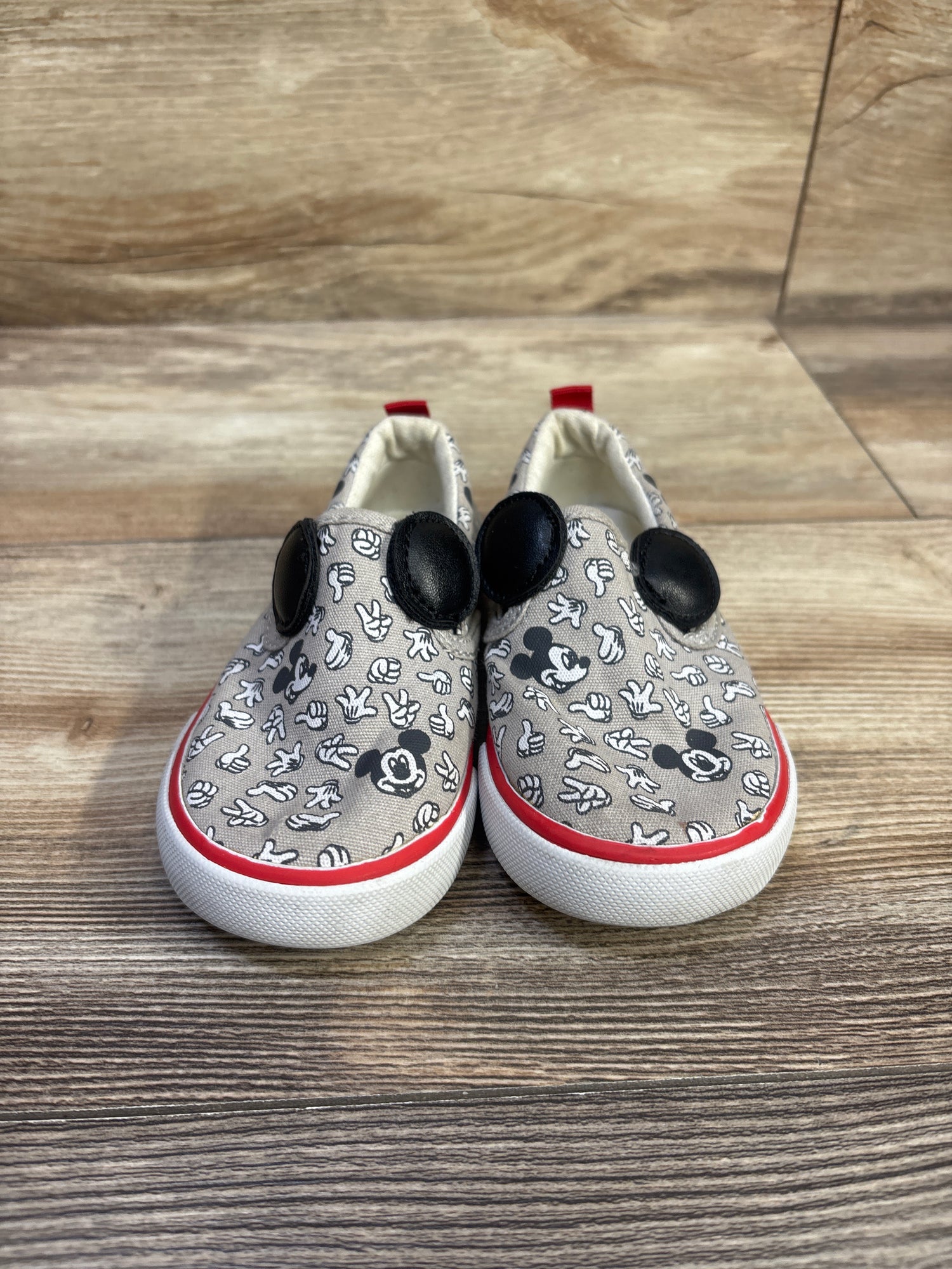 Baby Gap x Disney Mickey Mouse Slip On Sneakers Grey sz 6c