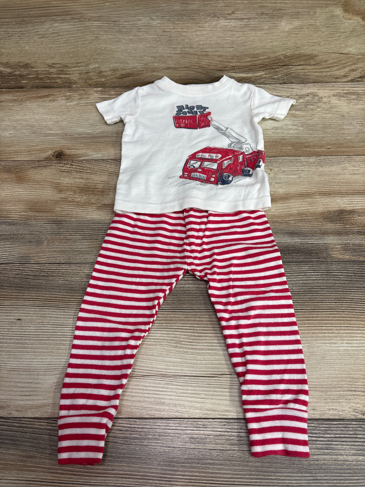 Carter's 2pc Pajama Set White sz 12m