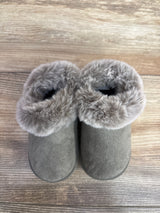 First Steps by Stepping Stones Faux Fur Boots Grey sz 3c