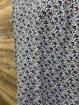 Motherhood Maternity Floral V-Neck Shirt Blue sz Small