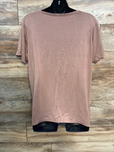 Smallshow Short Sleeve Nursing Top Rose Gold sz XXL
