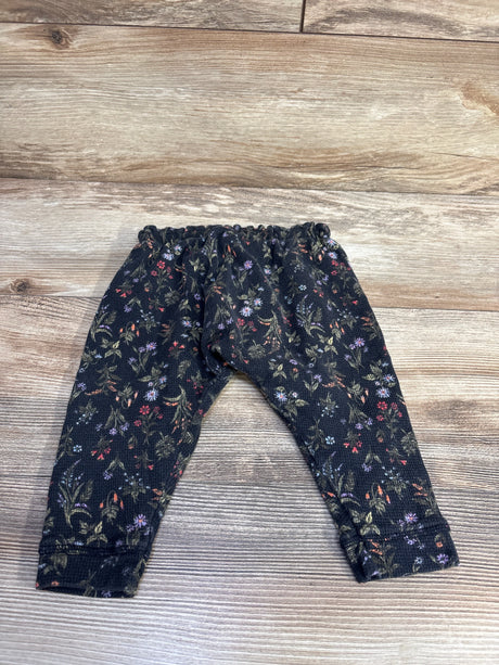 Old Navy Floral Harem Pants Black sz 18-24m - Me n Mommy To Be