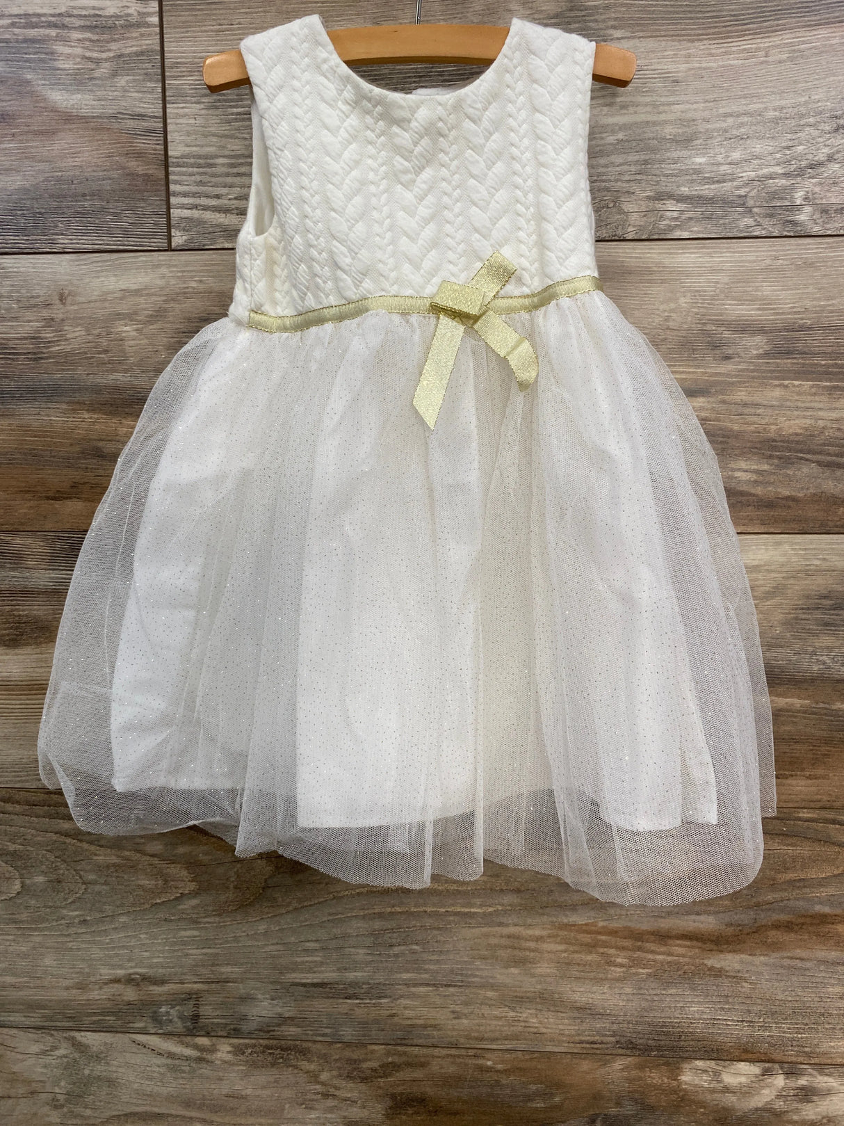 NEW Blueberi Boulevard 2pc Dress Coat & Tulle Dress White sz 3T
