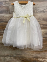NEW Blueberi Boulevard 2pc Dress Coat & Tulle Dress White sz 3T
