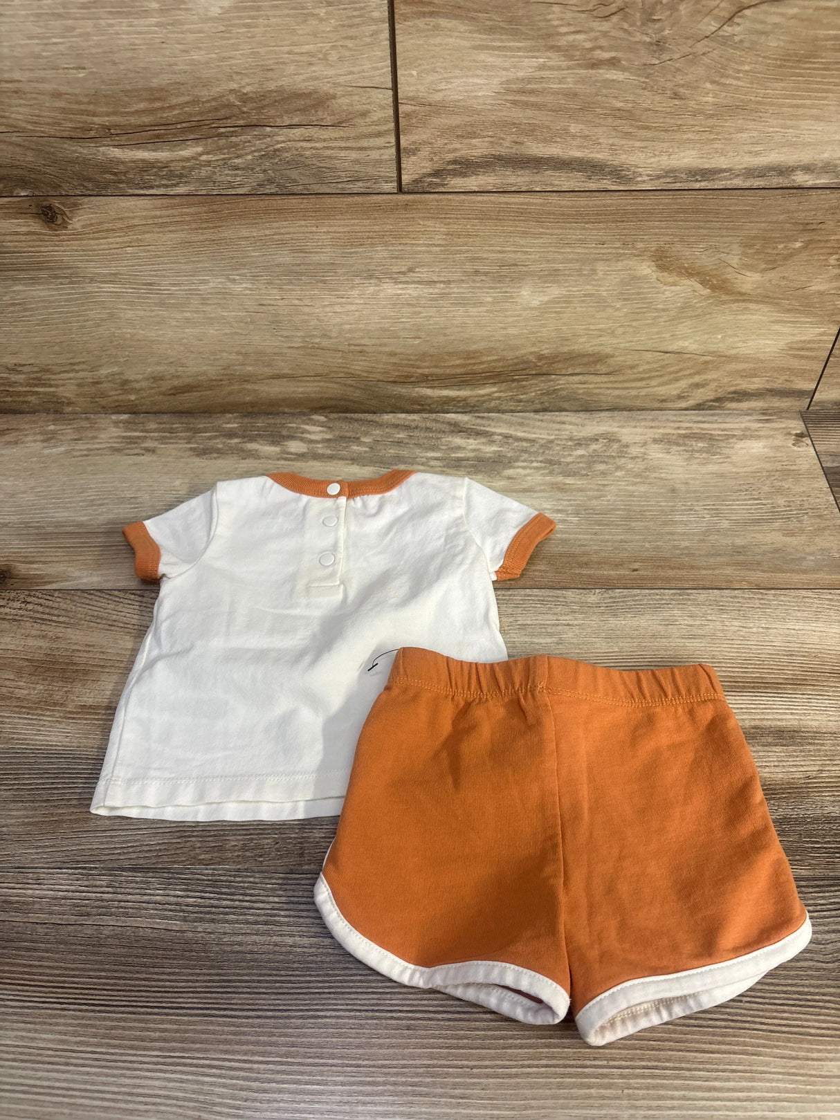 Focus 2pc Sun Shirt & Shorts Set White sz 6m