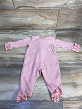 Carter's Waffle Knit Sleeper Pink sz 3m