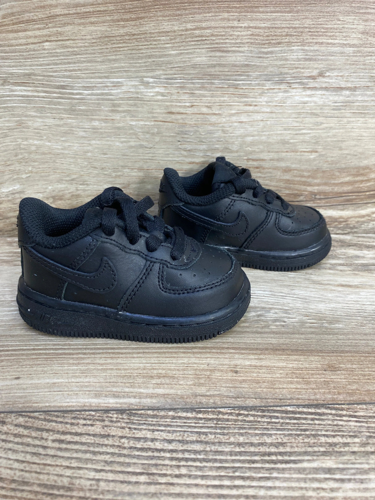 Nike Air Force 1 '06 TD 'Triple Black' Sneakers sz 4c