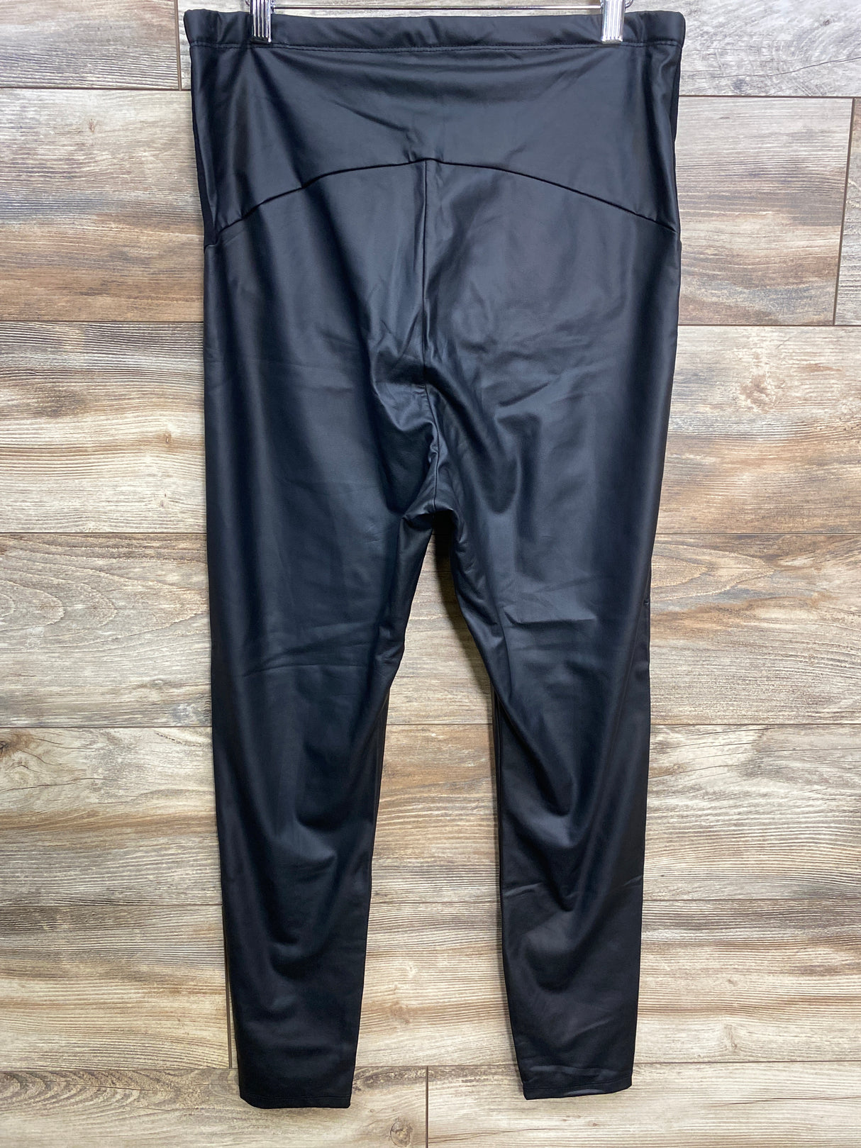 Faux Leather Leggings Black sz Large