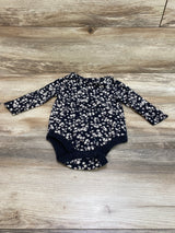 Baby Gap Floral Bodysuit Black sz 6-12m