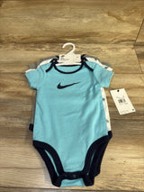 NEW Nike 3pk Bodysuits Blue sz 18m