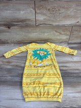 Disney Baby The Lion King Sleep Gown Yellow sz 0-6m