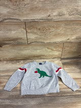 Janie & Jack Dinosaur Heart Sweater Grey sz 18-24m