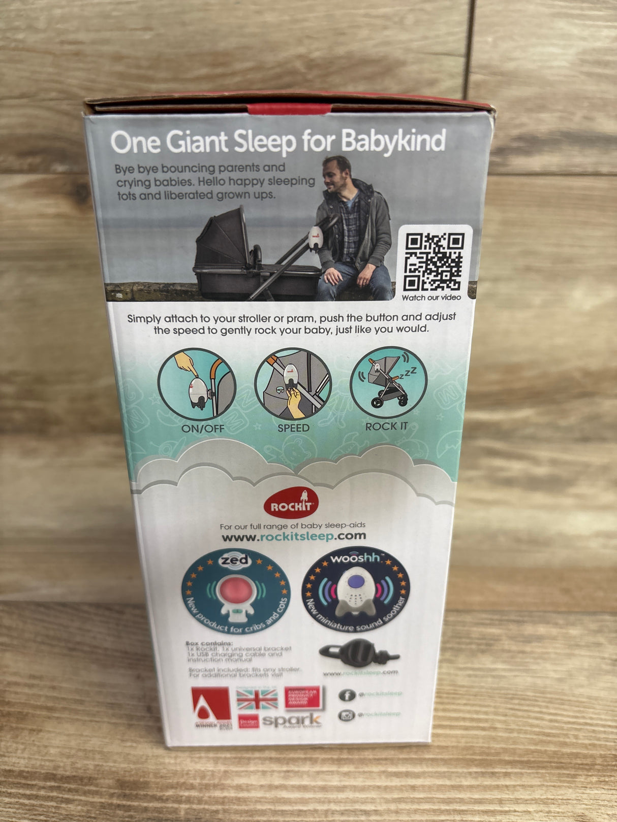 NEW Rockit BabyRocker Portable Rechargeable Stroller Rocker