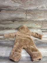 Nike Sherpa Hooded Coverall Tan sz 6m