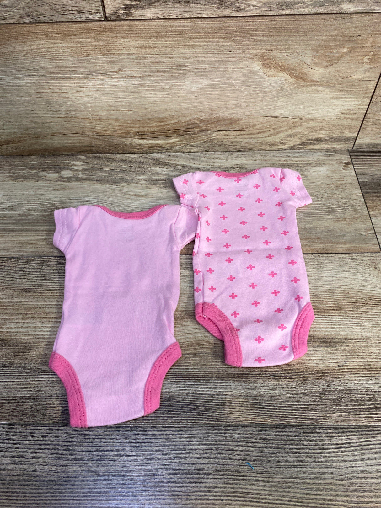 Luvable Friends 2pk Bodysuits Pink sz Preemie