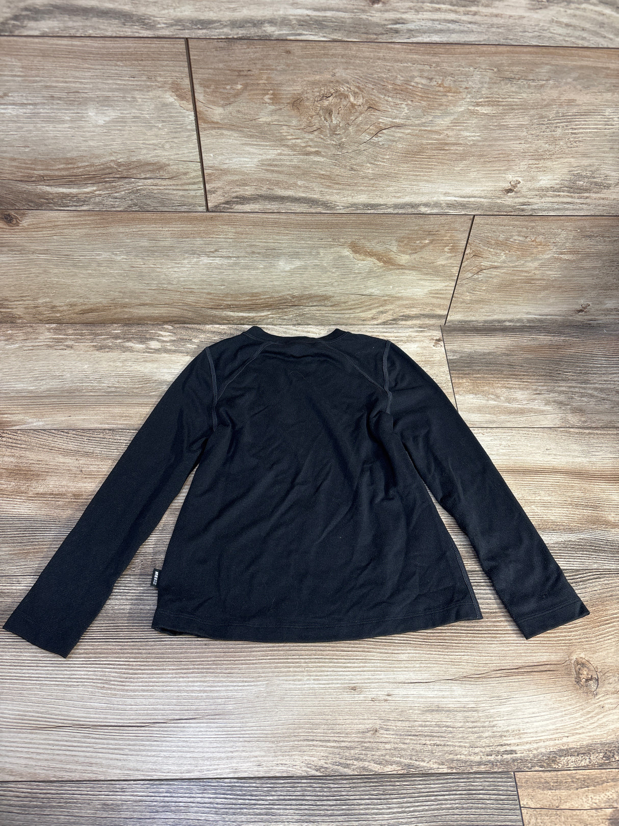 REI Solid Base Layer Crew Shirt Black sz 4-5T