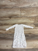 Carter's Snail Print Sleeper Gown White sz 3m