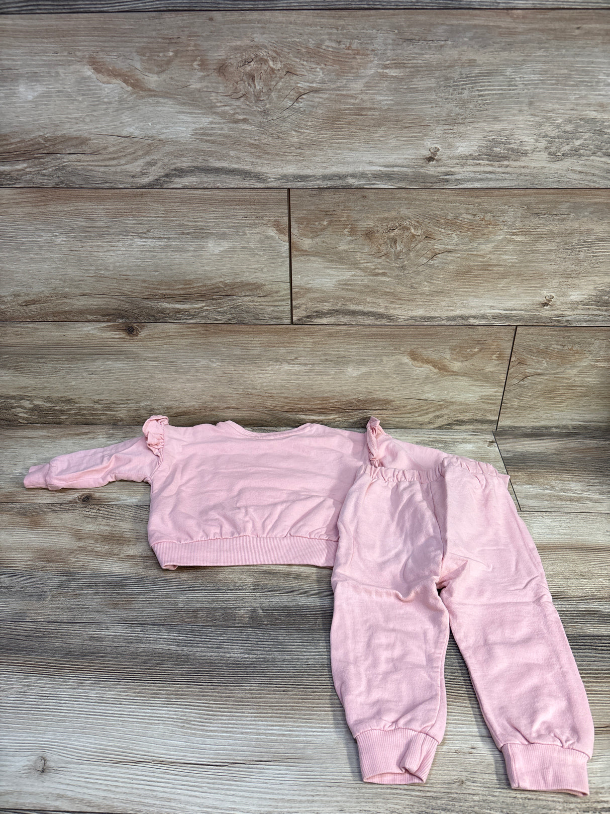 Jessica Simpson 2pc Halloween Sweatshirt & Joggers Set Pink sz 18m