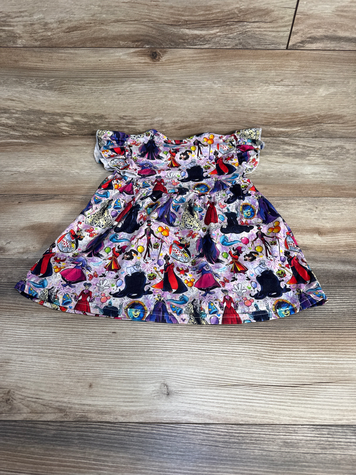 Disney Characters Dress Purple sz 12-18m