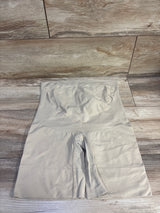 Leggings Depot Seamless Maternity Shapewear Shorts Beige sz Medium/Large