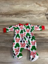 Disney Amazon Essentials Christmas Mickey Mouse Sleeper White sz Preemie