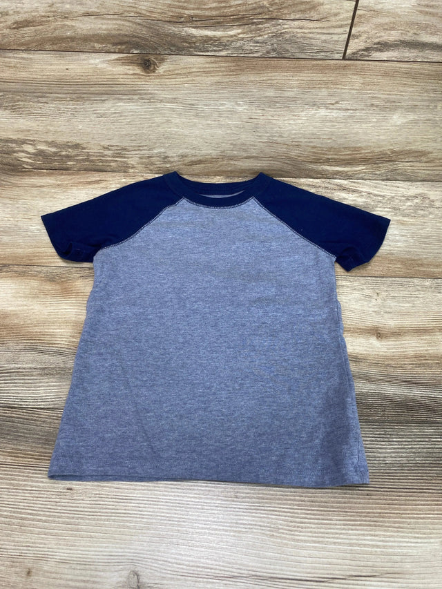 Cat & Jack Raglan Shirt Blue sz 4T - Me 'n Mommy To Be