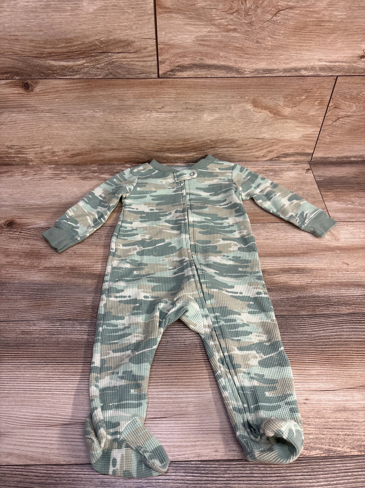 Carter's Camo Sleeper Green sz 9m