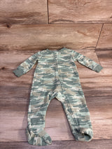 Carter's Camo Sleeper Green sz 9m