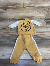 Disney 2pc Winnie The Pooh Pull Over Sweater & Jogger Set White sz 0-3m