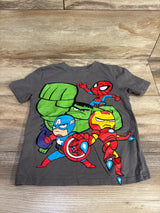 Marvel Avengers Shirt Grey sz 4-5T