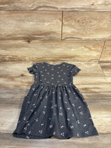 Cat & Jack Floral Pocket Dress Grey sz 4/5T