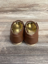 Janie & Jack Bridle Bit Ballet Flats Brown sz 4c