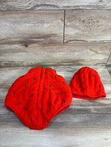 Dress Up America Strawberry Costume Red sz 0-6m