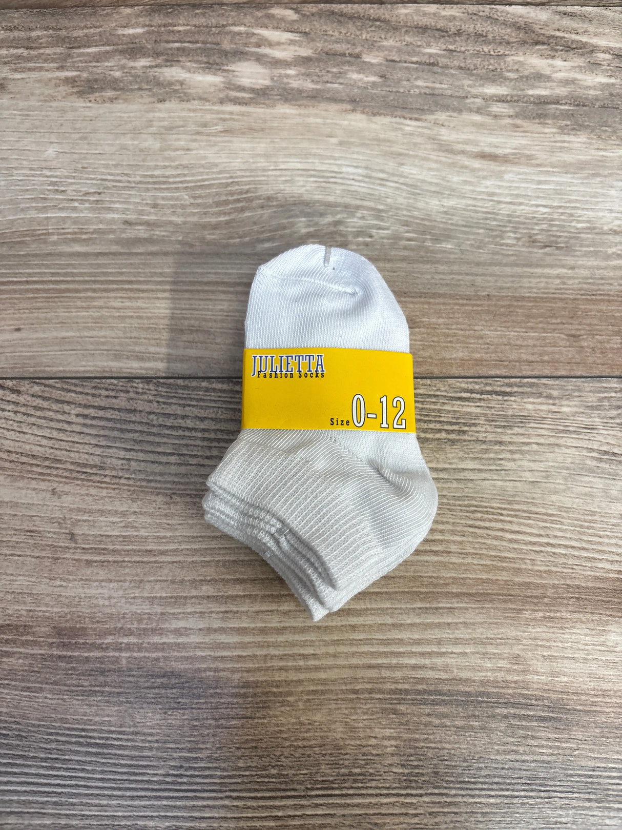 NEW Julietta 3pk Solid Socks White sz 0-12