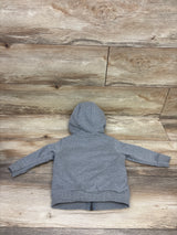 Carter's Fur Lined Full Zip Jacket Grey sz 18m