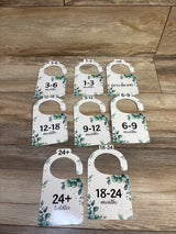 JMOST Eucalyptus Baby Closet Dividers 8pk