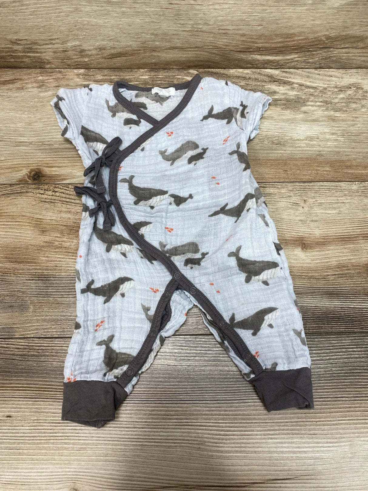 Angel Dear Whale Wrap Coverall sz 0-3m