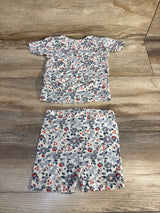 Member's Mark 2pc Viscose Pajama Set White sz 12m