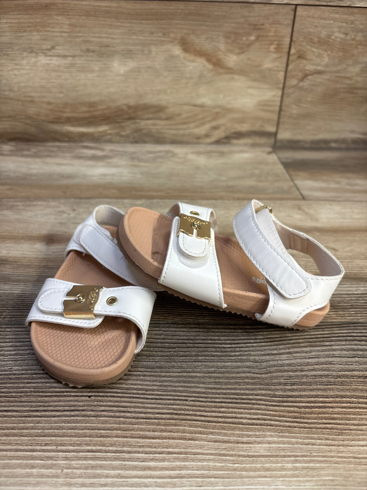 Dr. Scholls Double Strap Sandals White sz 7c