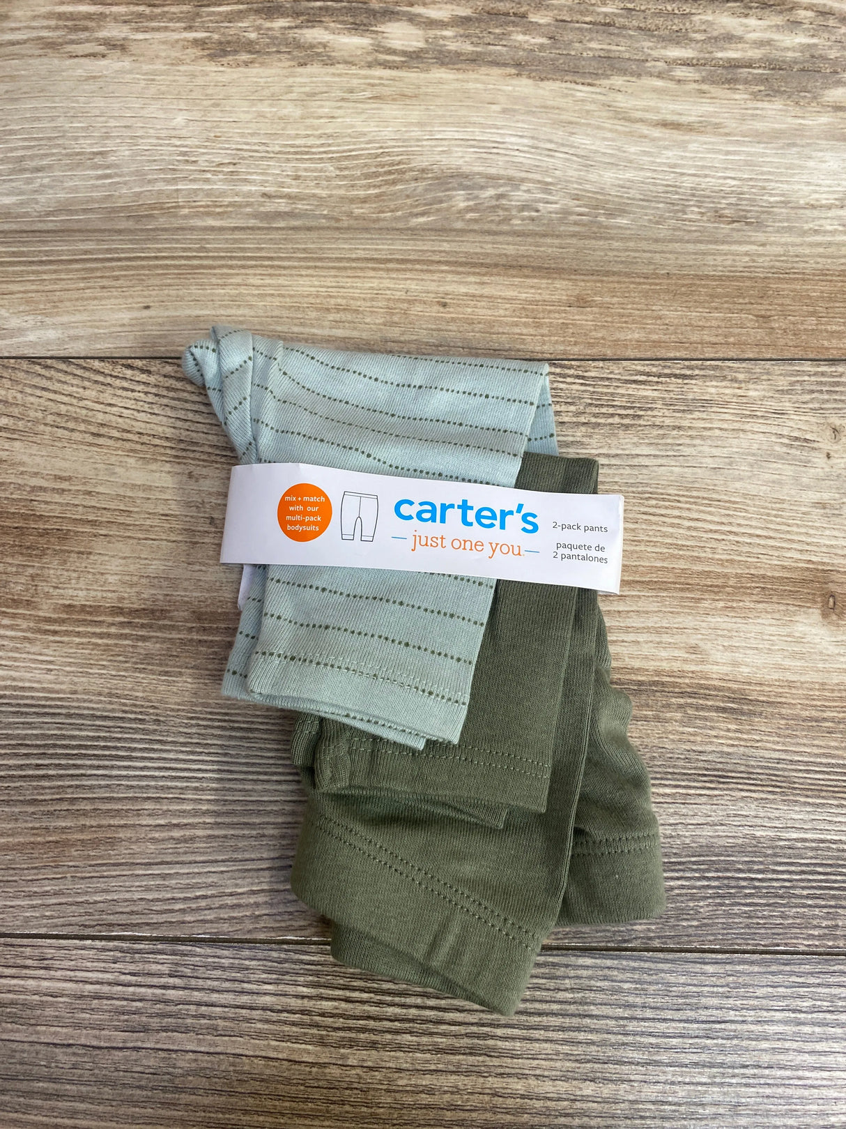 NEW Just One You 2pk Pull On Pants Green sz Newborn