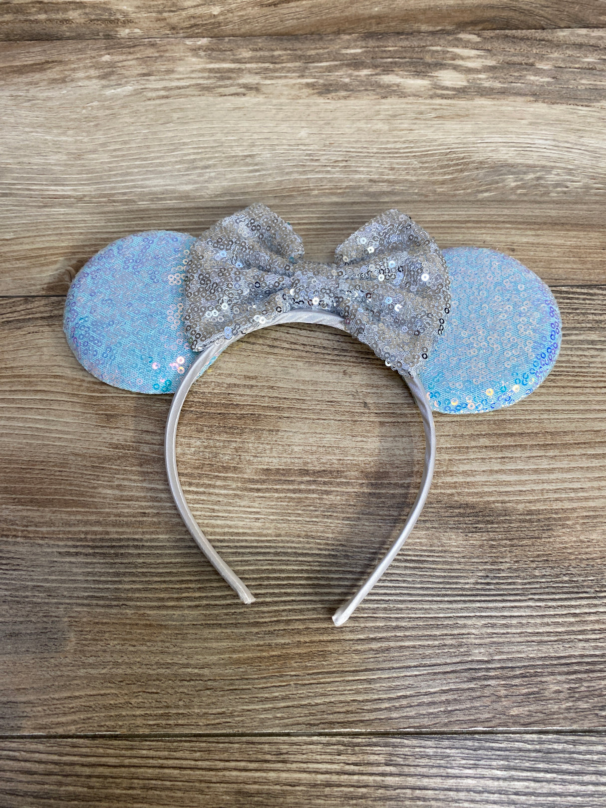 Sequin Mouse Ears Bow Headbands, 3pk