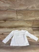 Little Me Polka Dot Shirt White sz 18m