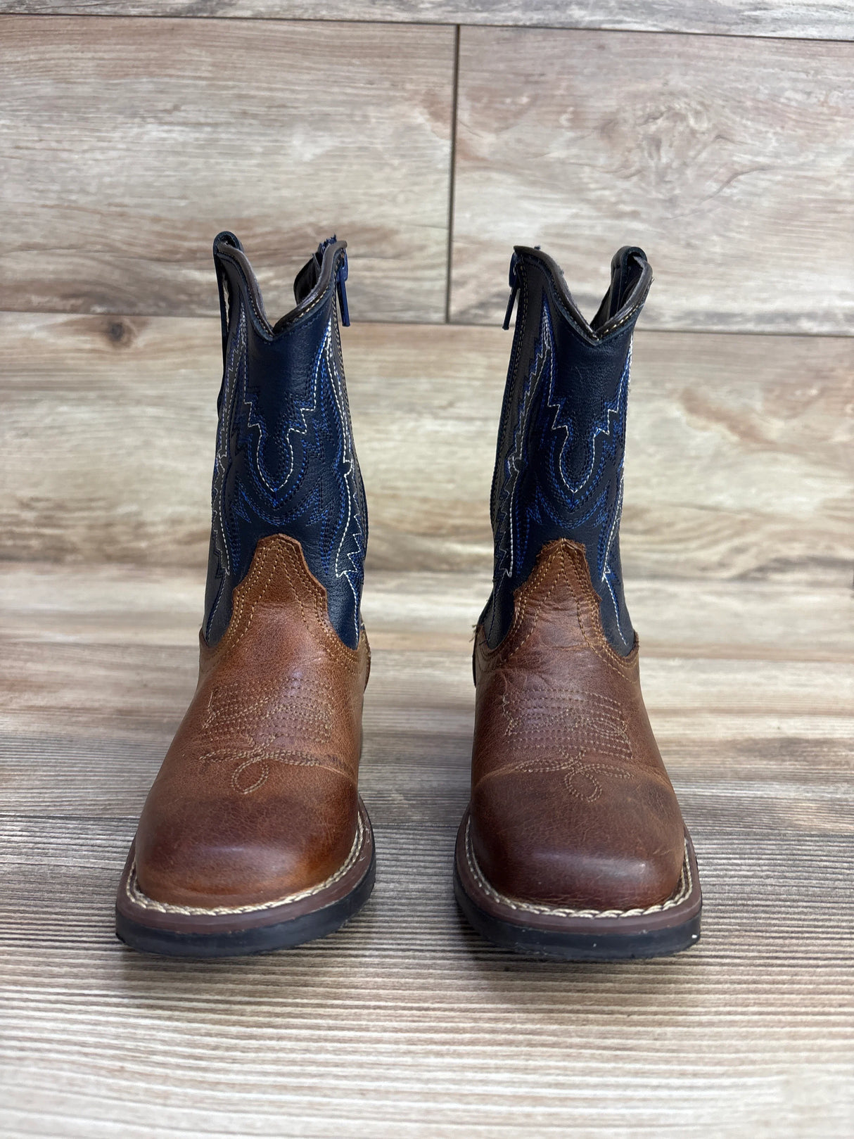 J.B. Dillon Western Cowboy Boots, Brown sz 9.5c