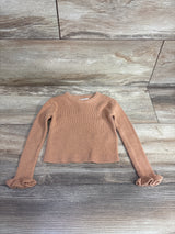 Tommy Bahama Ribbed Long Sleeve Shirt Tan sz 18m