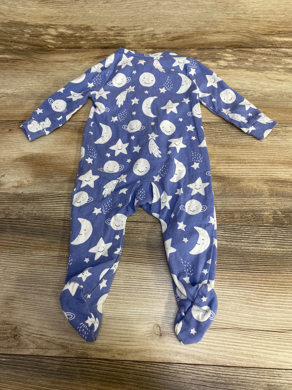 Laughing Llama Moon & Stars Sleeper Blue sz 3m - Me n Mommy To Be